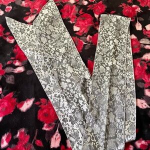 Elegant Silvery Satin Scarf